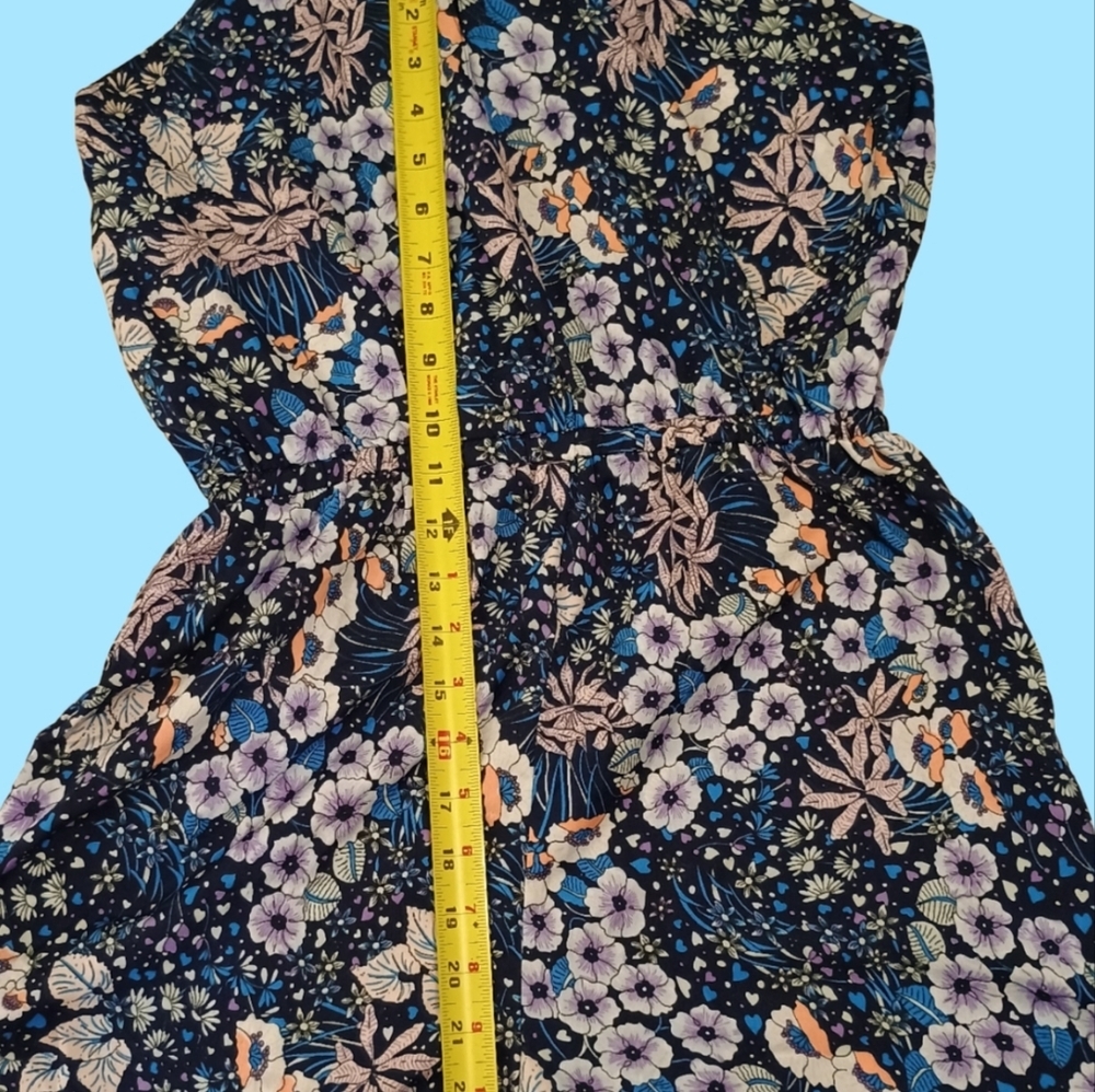 Fashion Web Floral Print Women's Romper S Large - Picture 3 of 6